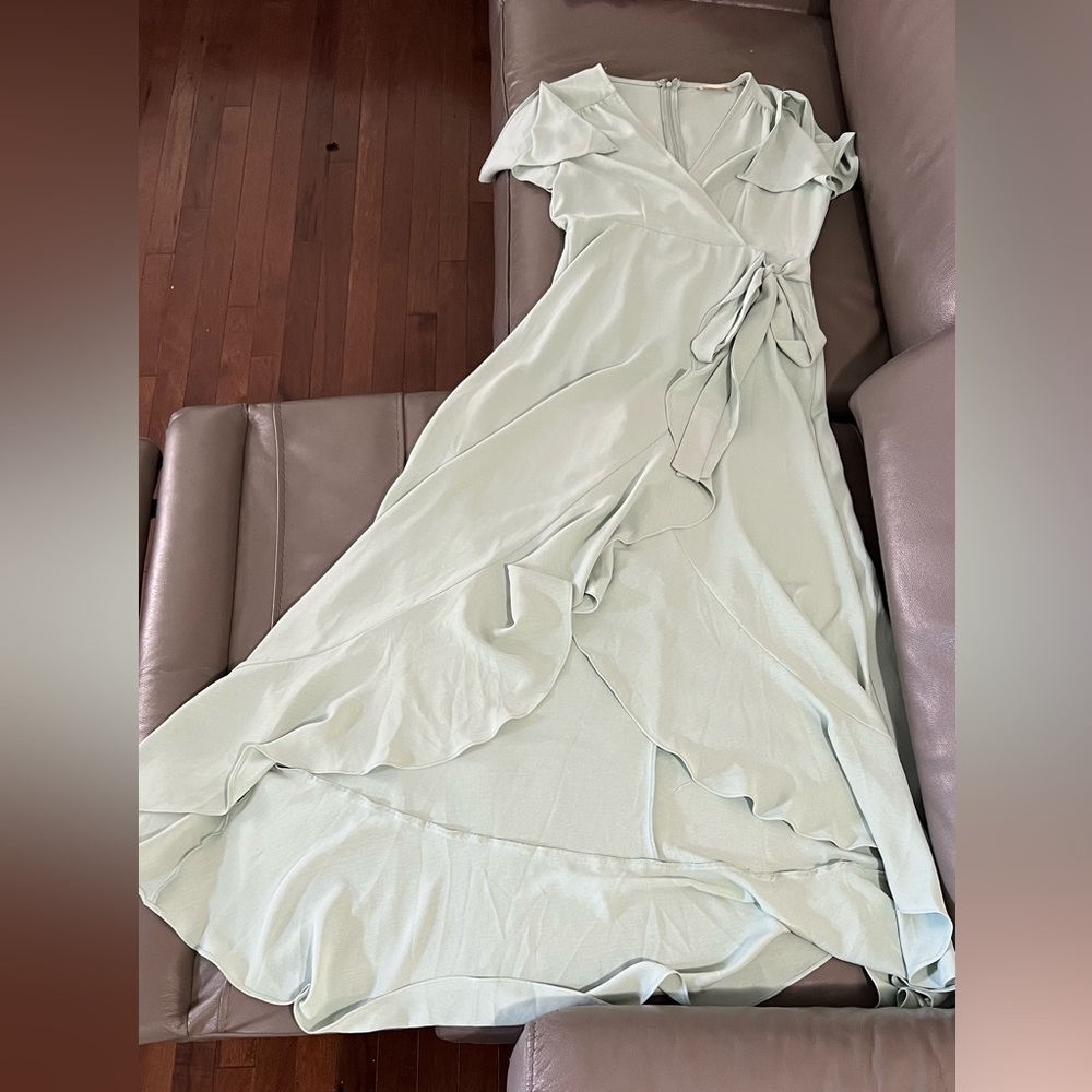 Altar’destate  long dress with open slit in the front